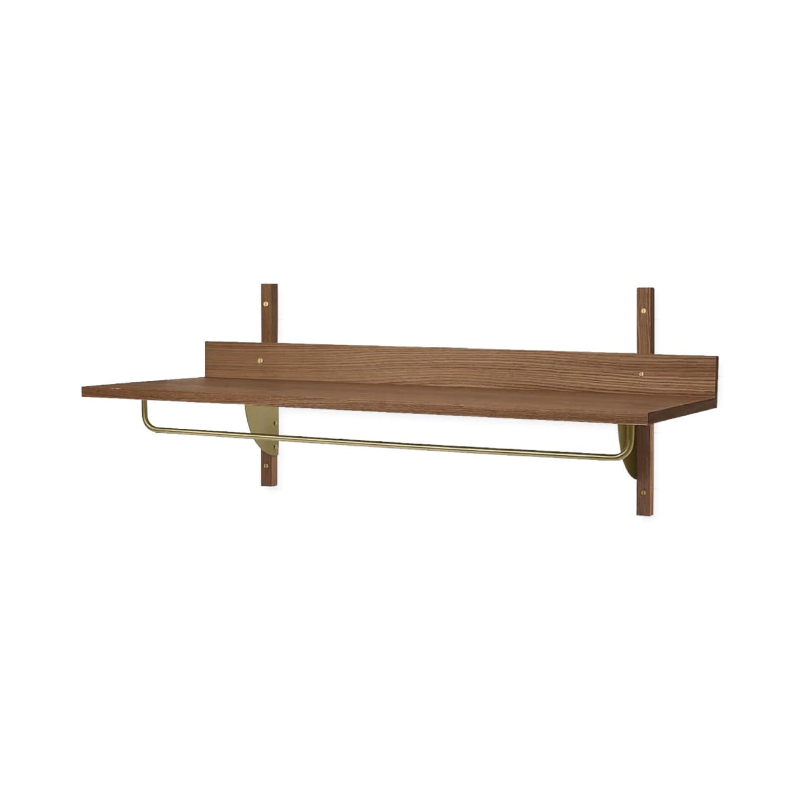 Sector Rack Shelf - Smoked Oak/Brass ferm LIVING FL-1104269291 FINICC