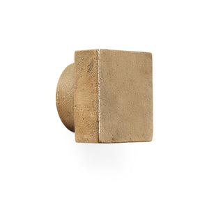 Square - Large | Knage i Ubehandlet Messing