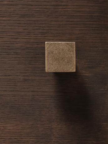 Square - Large | Knage i Ubehandlet Messing L 45 mm x D 30 mm ferm LIVING FL-1104269754 FINICC