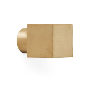 Square - Small | Knage i Mat Messing Uden lak