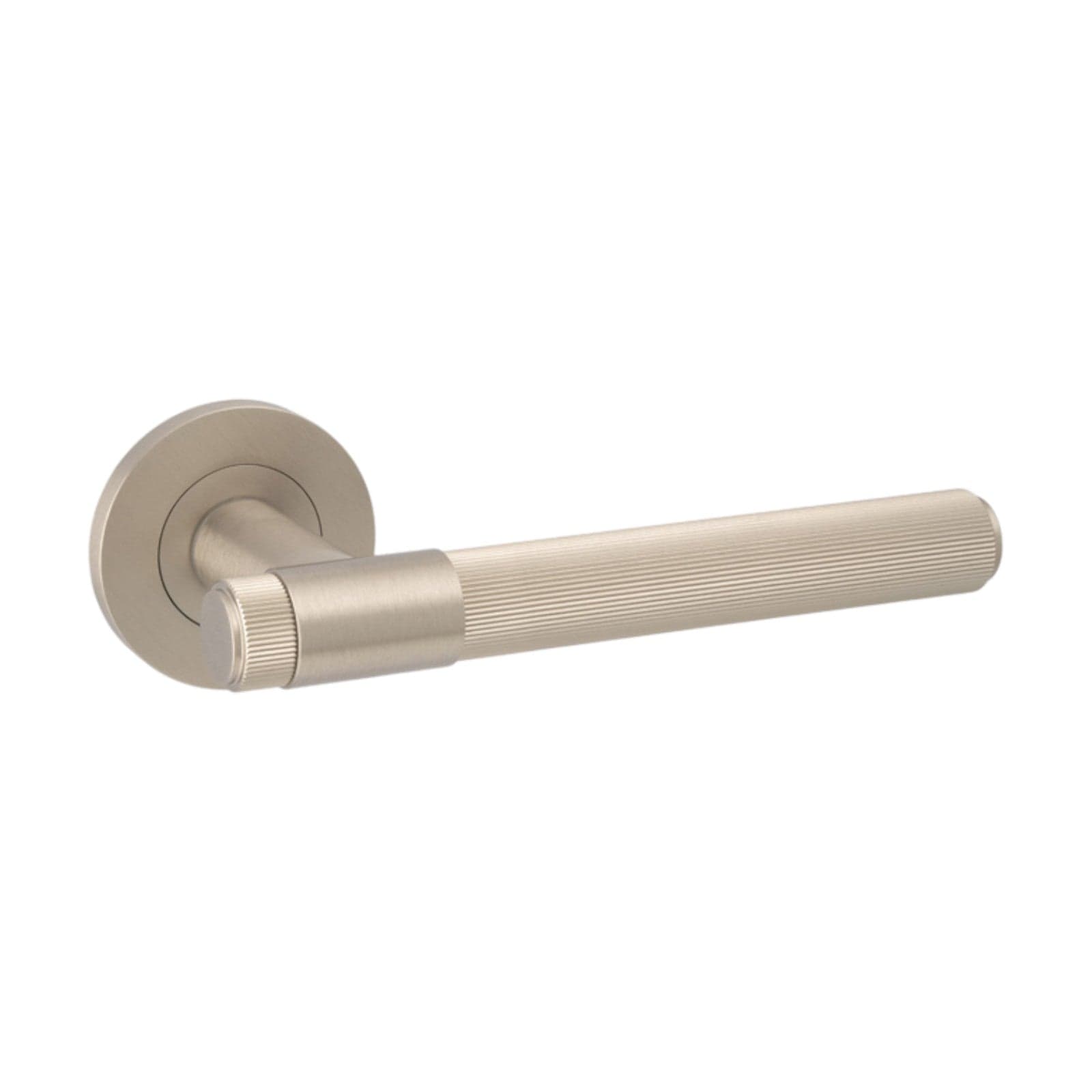 STOCK - Kingston Reeded | Dørhåndtag i Rustfrit Stål Finish Alexander & Wilks AW242SNPVD FINICC