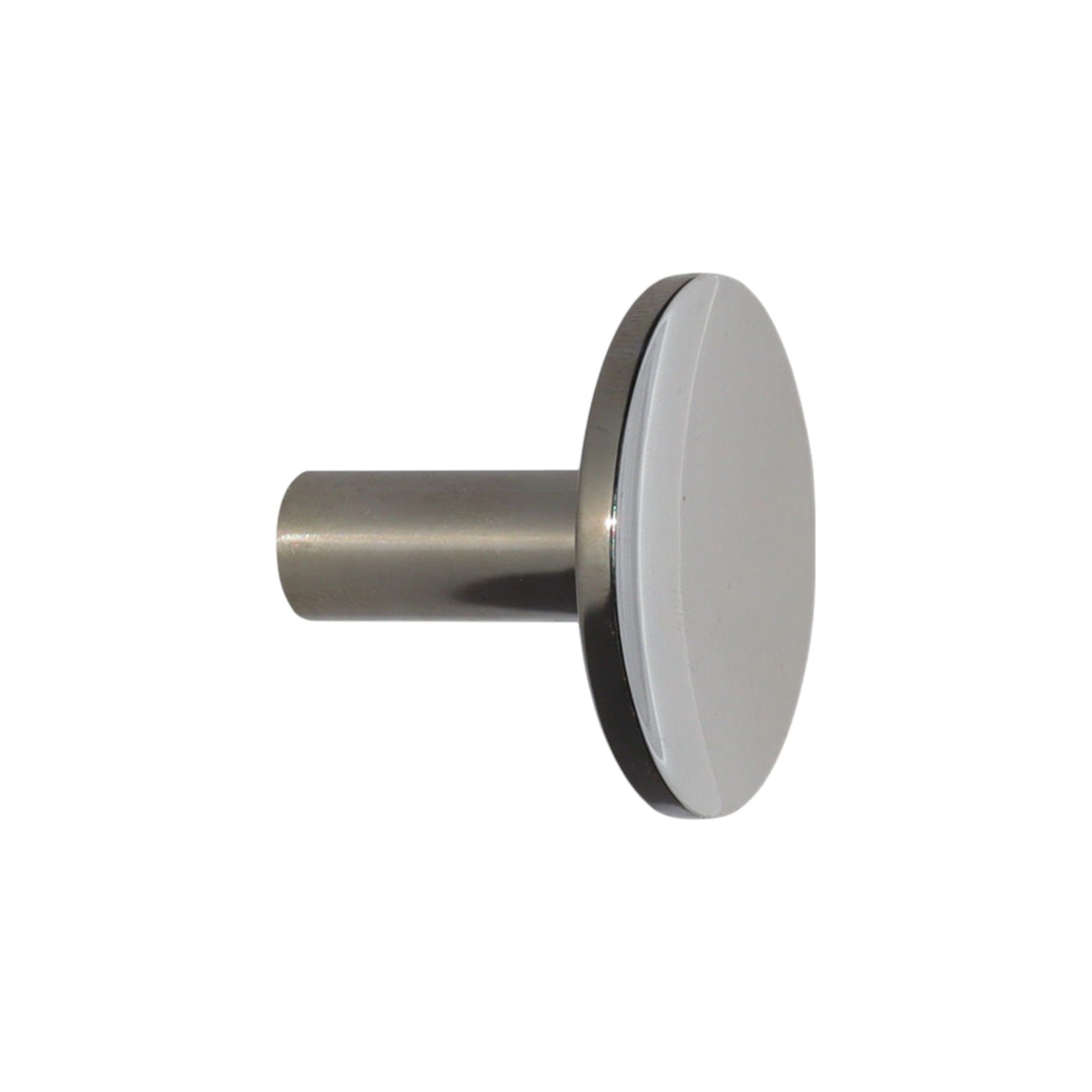 Sture | Knage i Blank Nikkel Ø 28 mm x D 23 mm Beslag Design 339387-21 FINICC