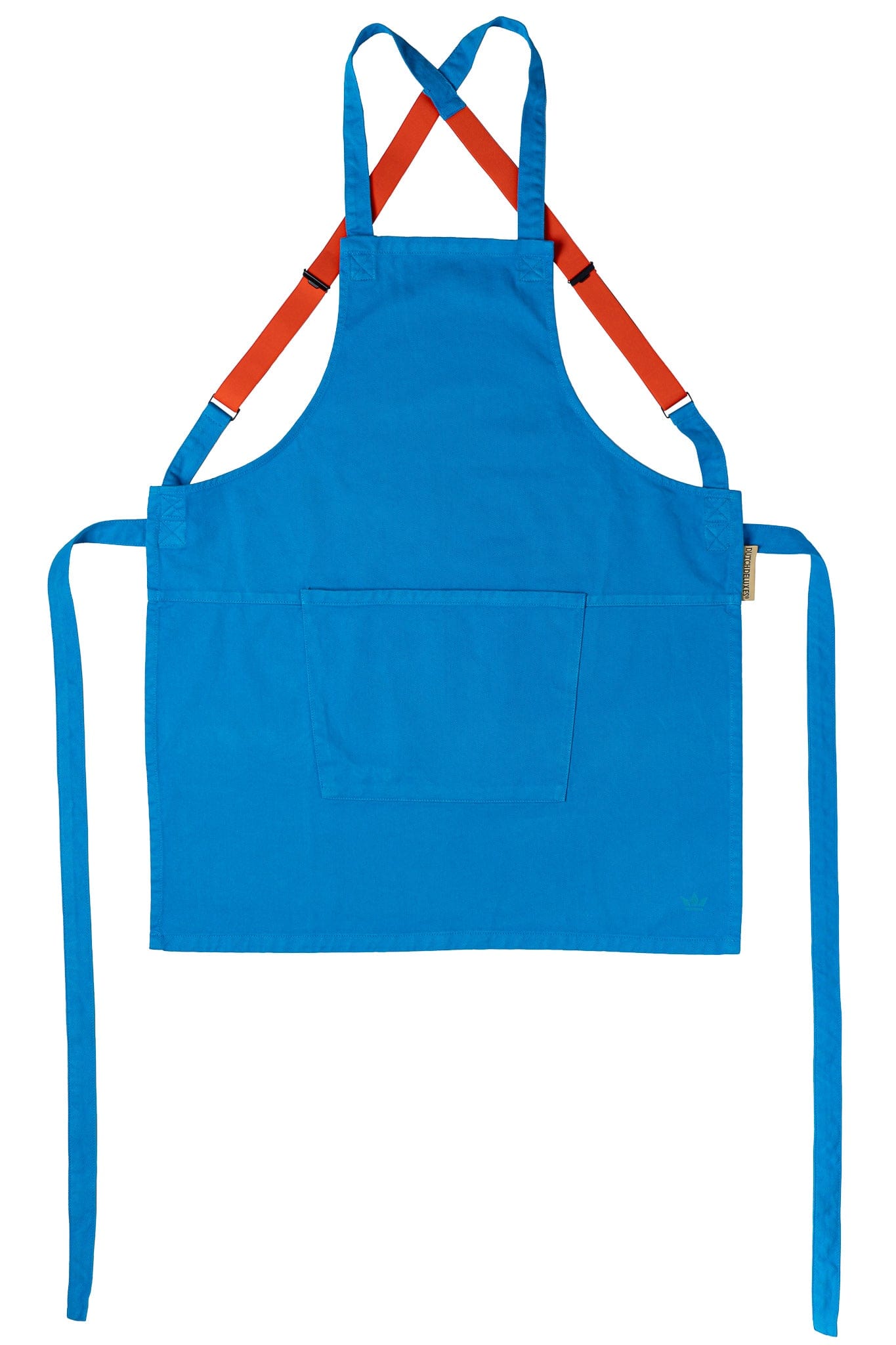 Suspender | Forklæde i Azure Blue Canvas Dutchdeluxes DD-DDLP-SSC-AB FINICC