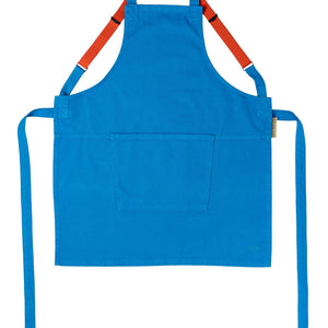 Suspender | Forklæde i Azure Blue Canvas