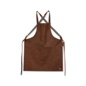 Suspender | Forklæde i Classic Brown Full Grain læder