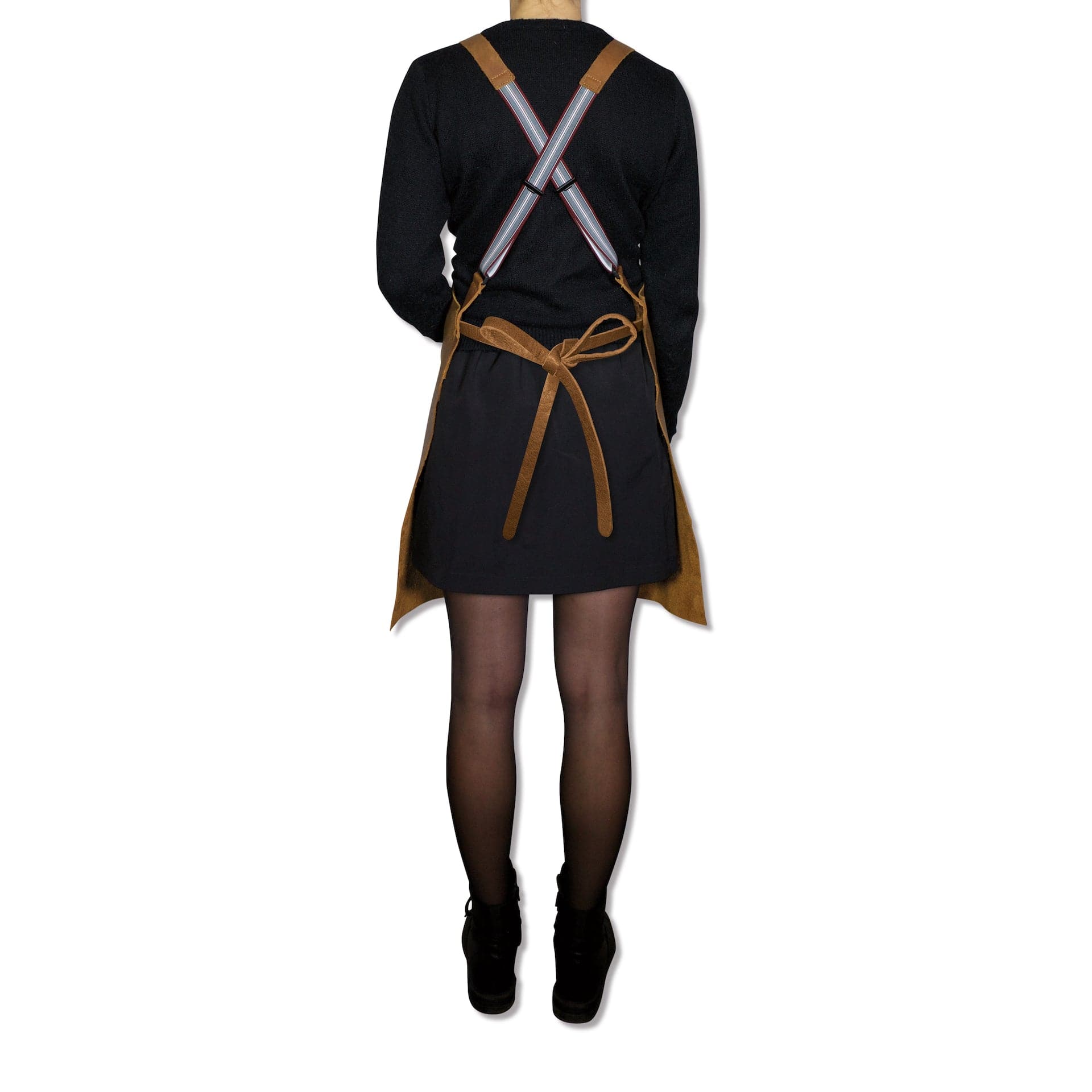 Suspender | Forklæde i Vintage Cognac Full Grain læder Dutchdeluxes DD-DDLP-SSL-VC FINICC