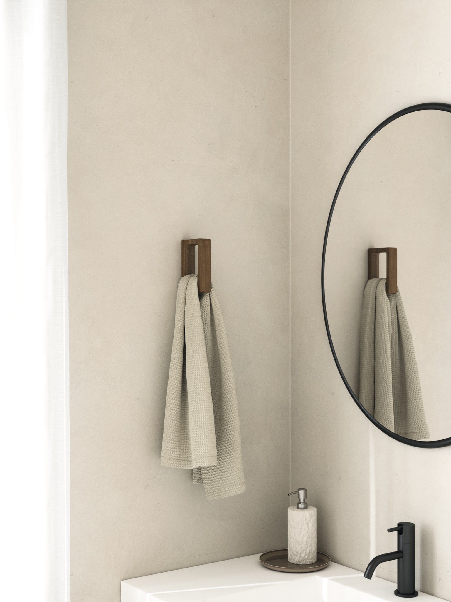 Towel Grip | Håndklædeholder i Mørk Ask Andersen Furniture AF-4-216025 FINICC