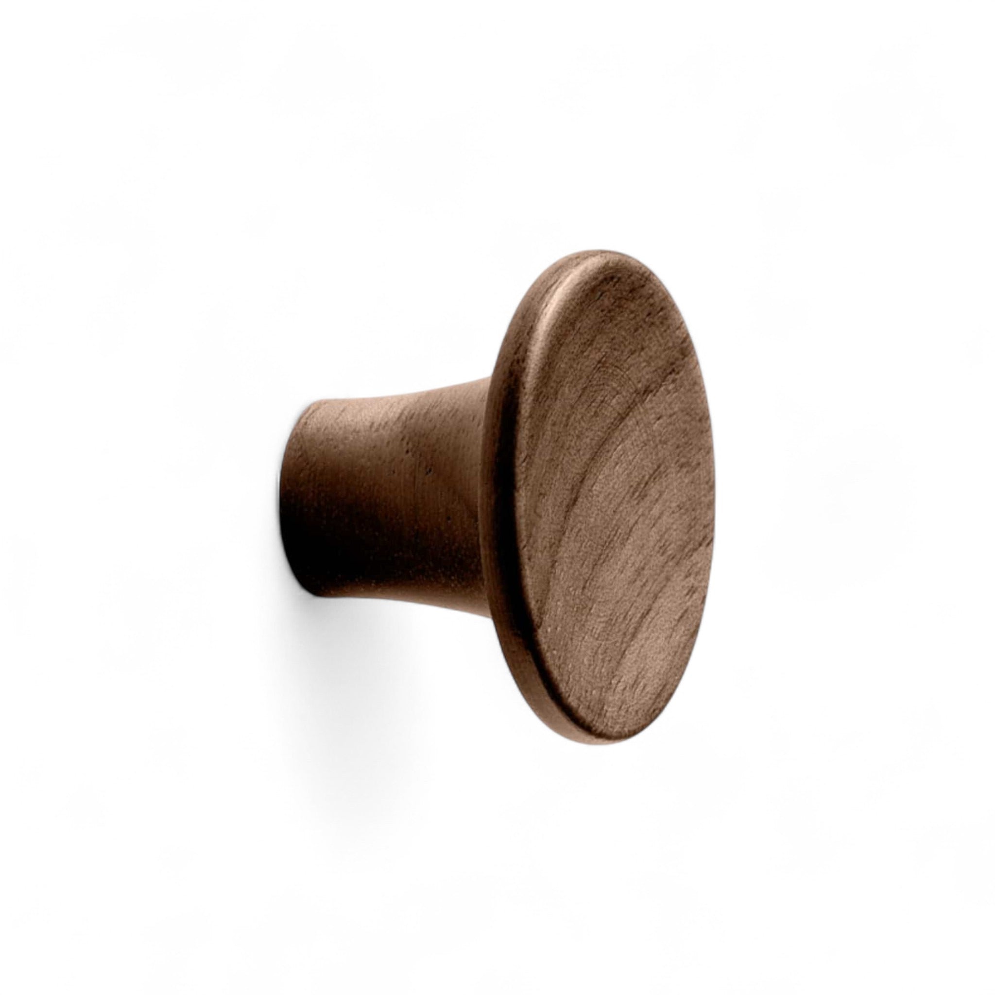 Tuba | Knage i Lakeret Valnød Ø 28 mm x D 19 mm Vonsild VS-109120028-292-KN FINICC