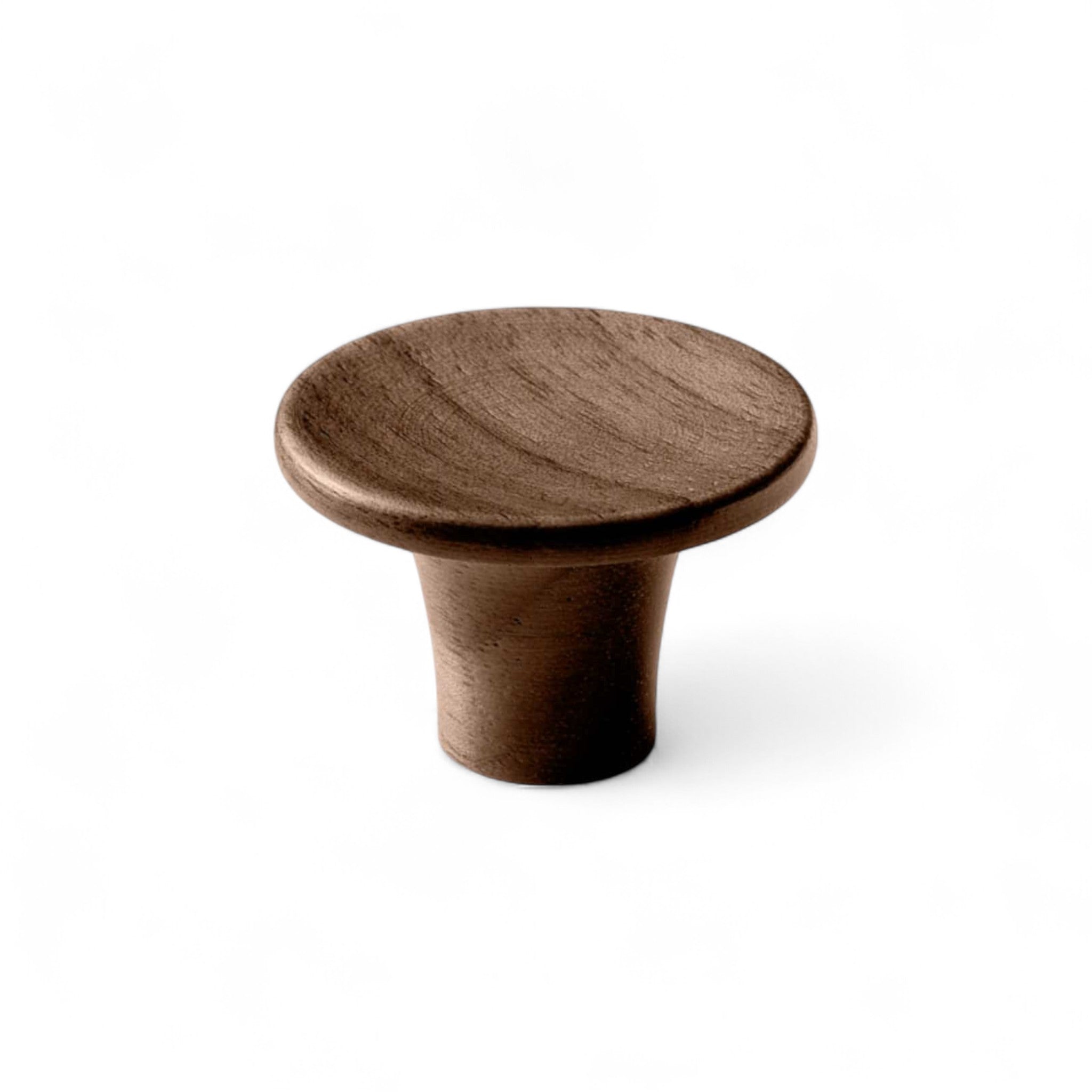 Tuba | Knop i Lakeret Valnød Ø 28 mm x D 19 mm Vonsild VS-109120028-292 FINICC