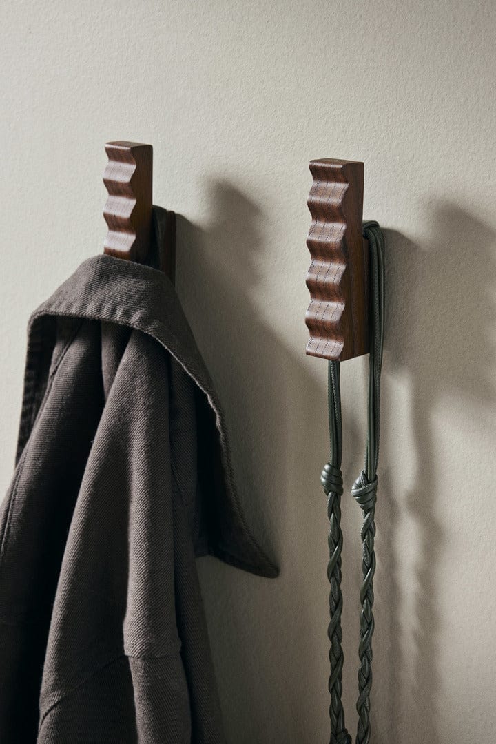 Unda Hooks - Set of 2 - Dark Brown ferm LIVING FL-1104268108 FINICC