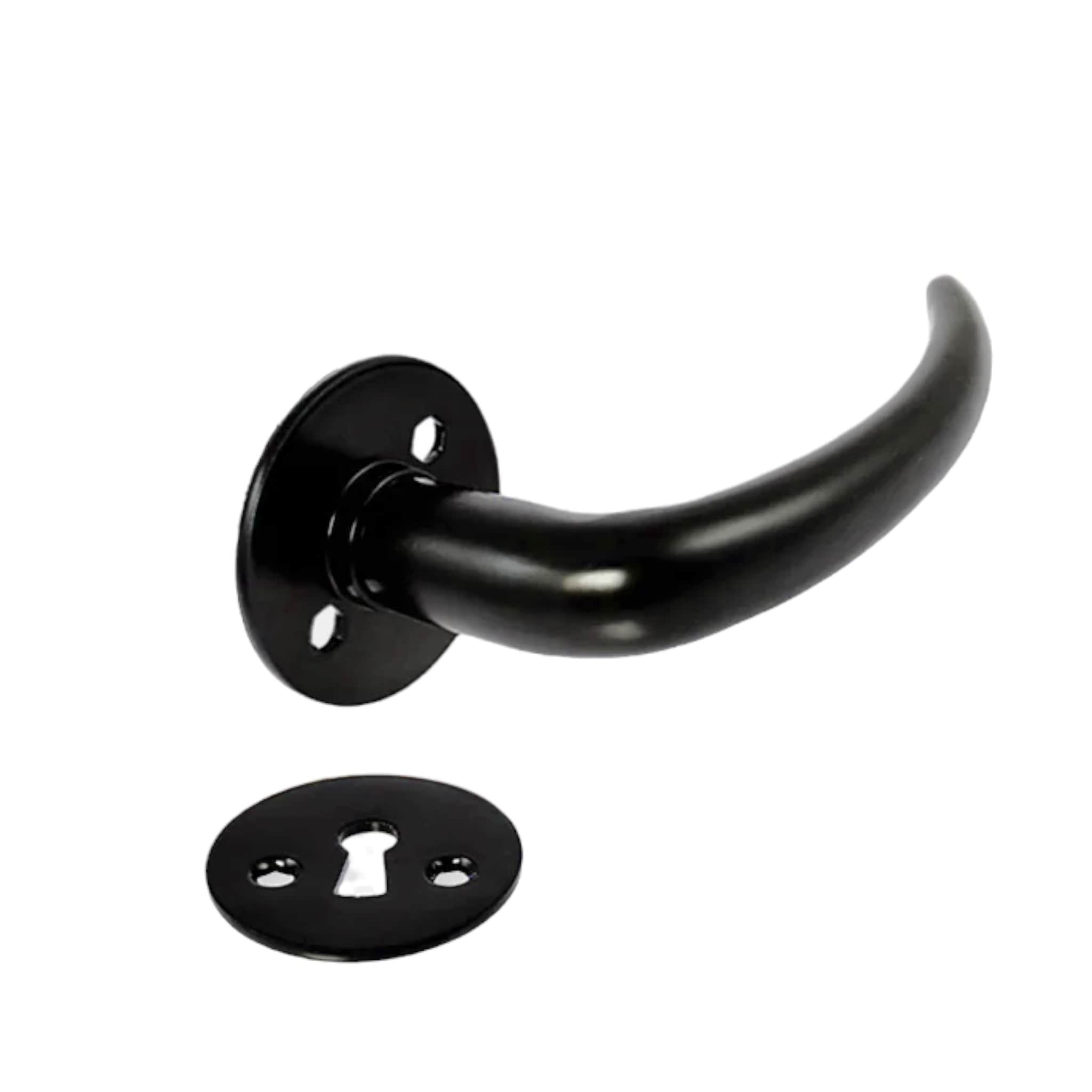 Vedbæk Coupe | Dørhåndtag i Sort PVD (2025 model) L 115 mm (C/C 30 mm) Et Al KC-230740 FINICC