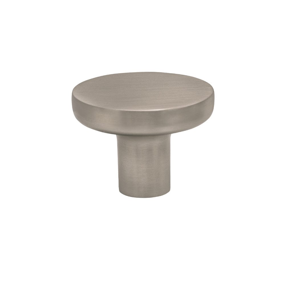 Vibe Plain | Knop i Børstet Rustfrit Stål Finish Ø 38 mm x D 28 mm Beslag Design 308416-11 FINICC