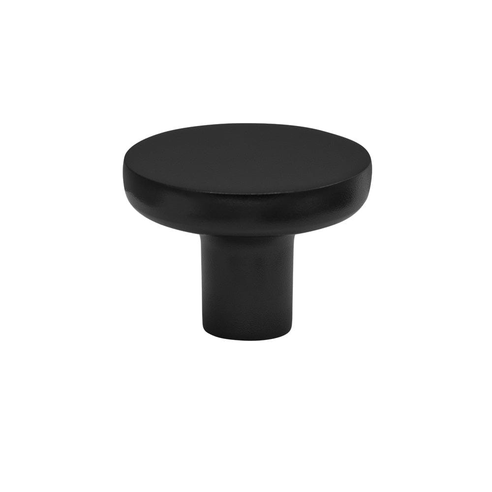 Vibe Plain | Knop i Mat Sort Ø 38 mm x D 28 mm Beslag Design 308415-11 FINICC