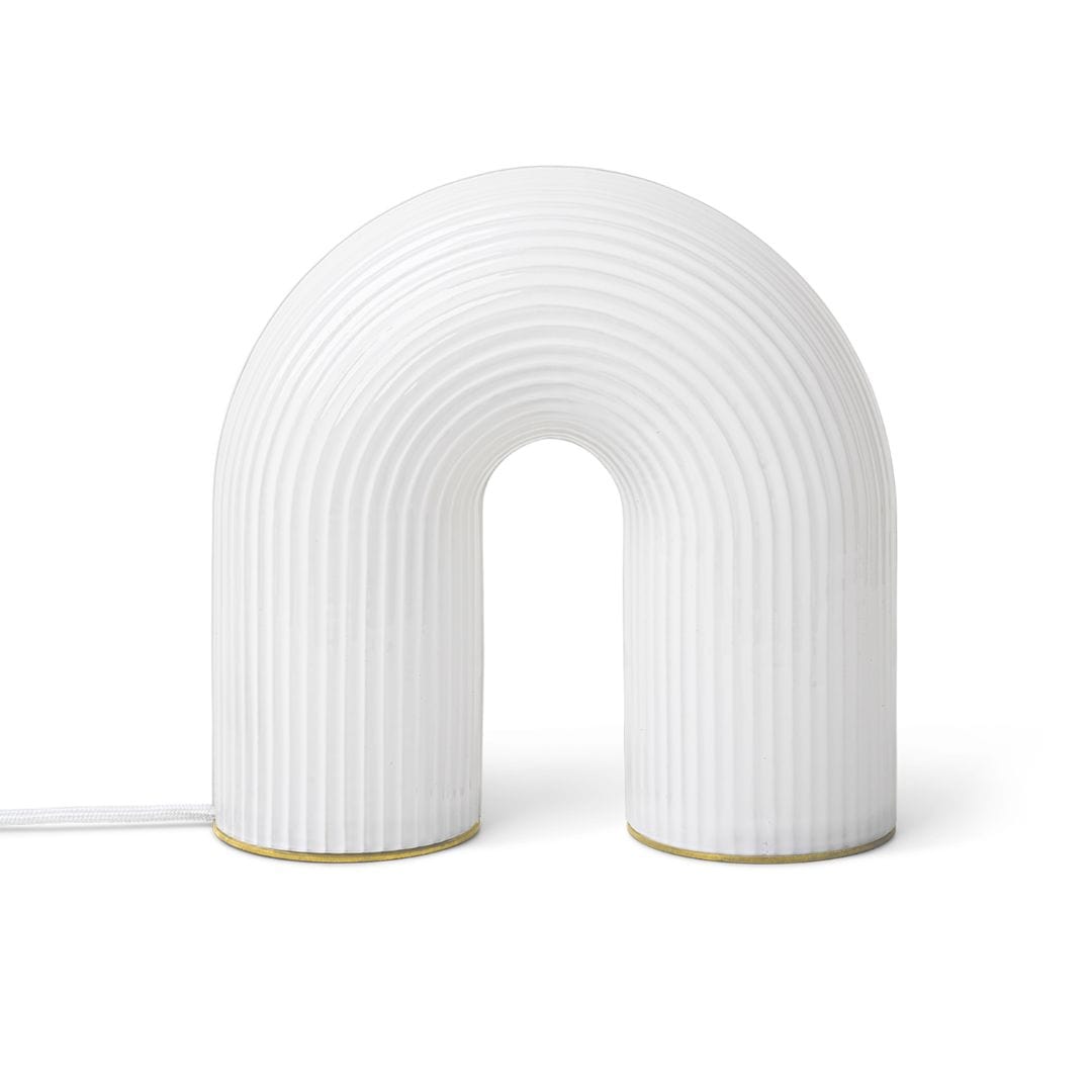 Vuelta Table Lamp - White ferm LIVING FL-110061201 FINICC