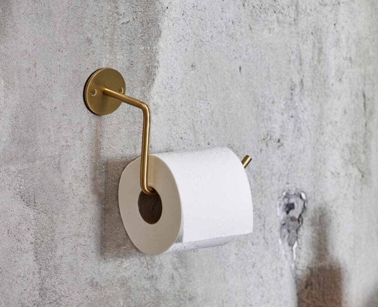 Wall | Toiletrulleholder - Messing L 180 mm x B 120 mm MOUD Home FINICC
