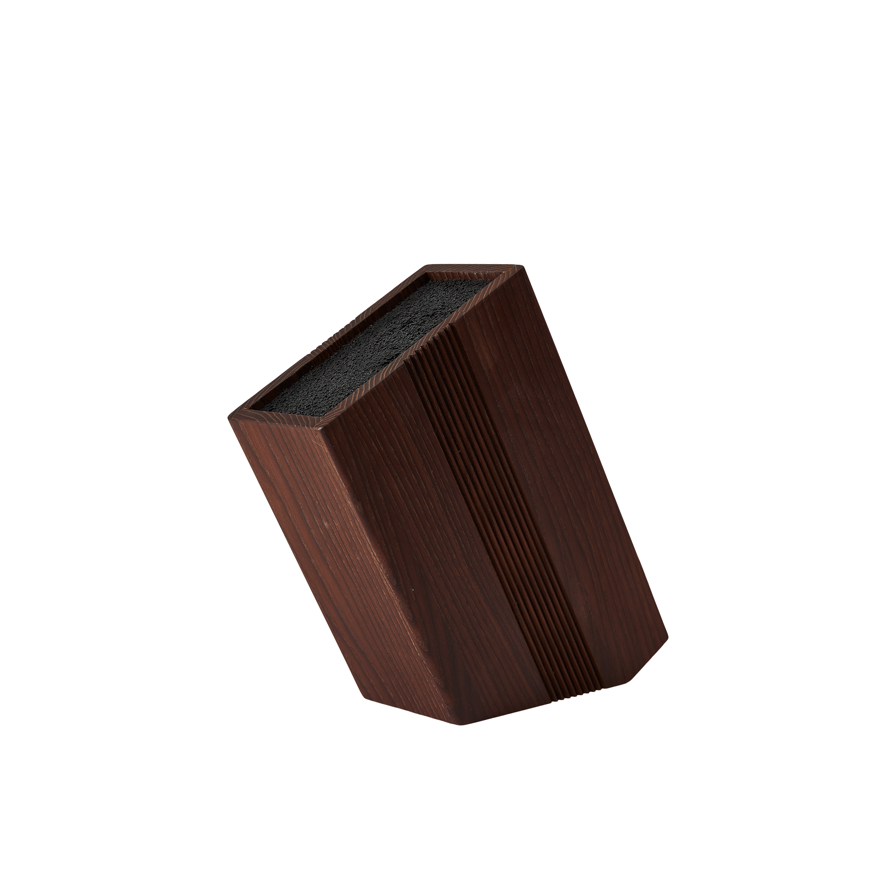 Yami | Knivblok i Mørk Ask H 28 cm x D 8 cm Muubs MU-9440002111 FINICC