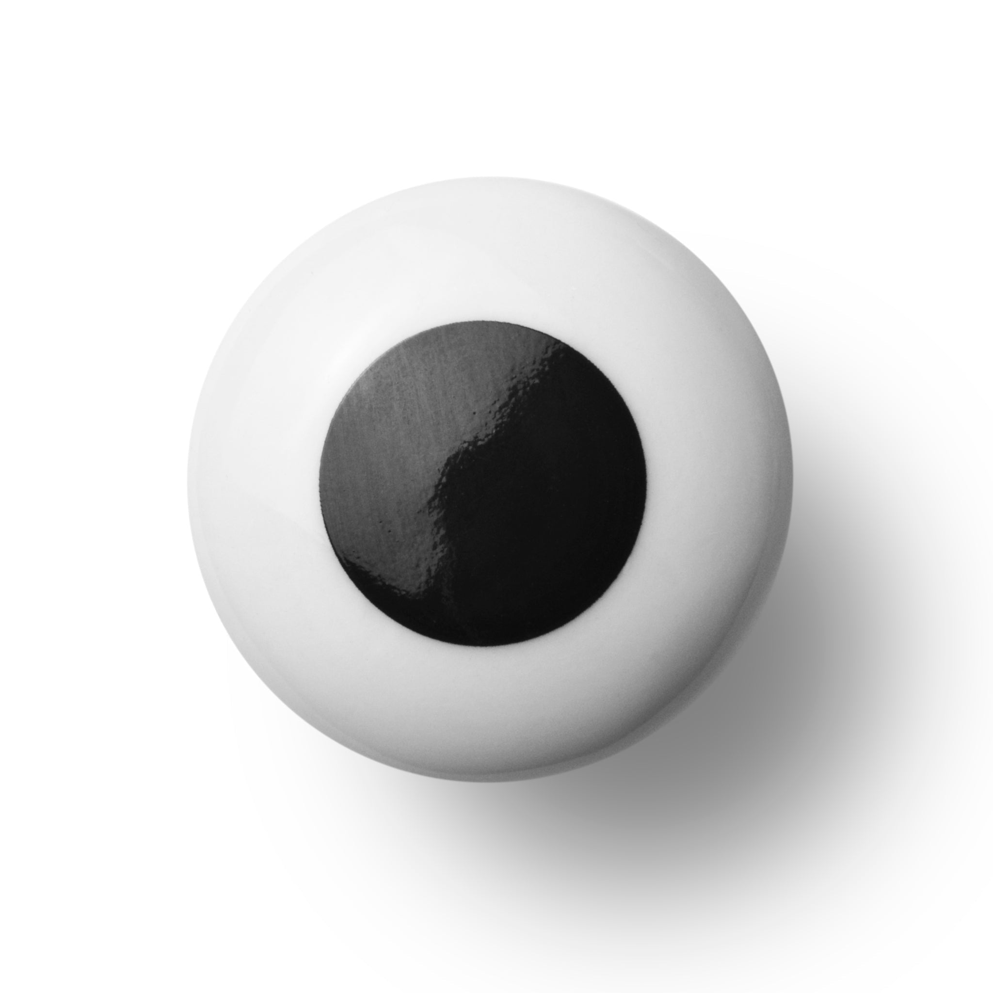 Dot Black | Møbelknop eller Knage i Porcelæn / Sort Anne Black FINICC