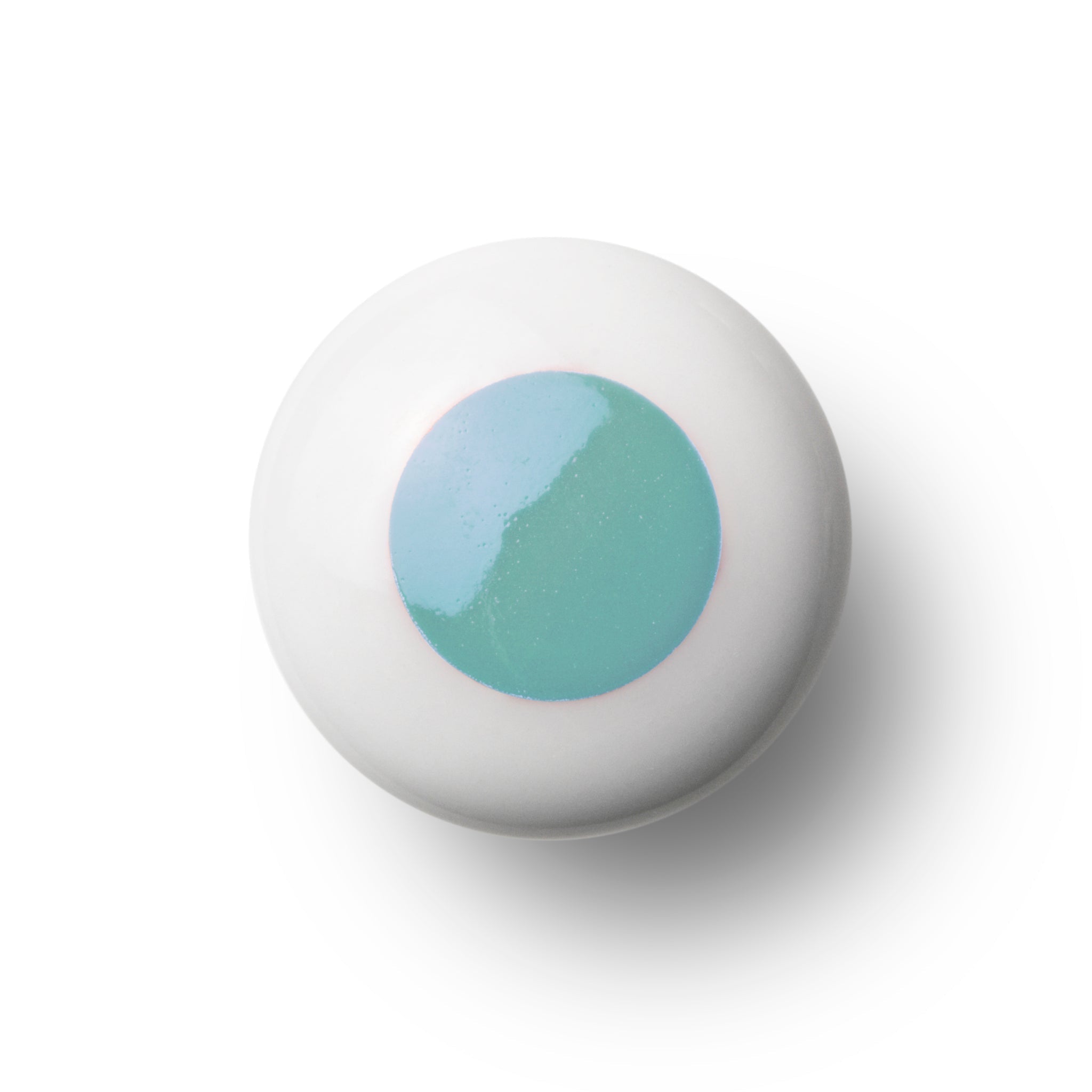 Dot Light Blue | Møbelknop eller Knage i Porcelæn / Lyseblå Anne Black FINICC