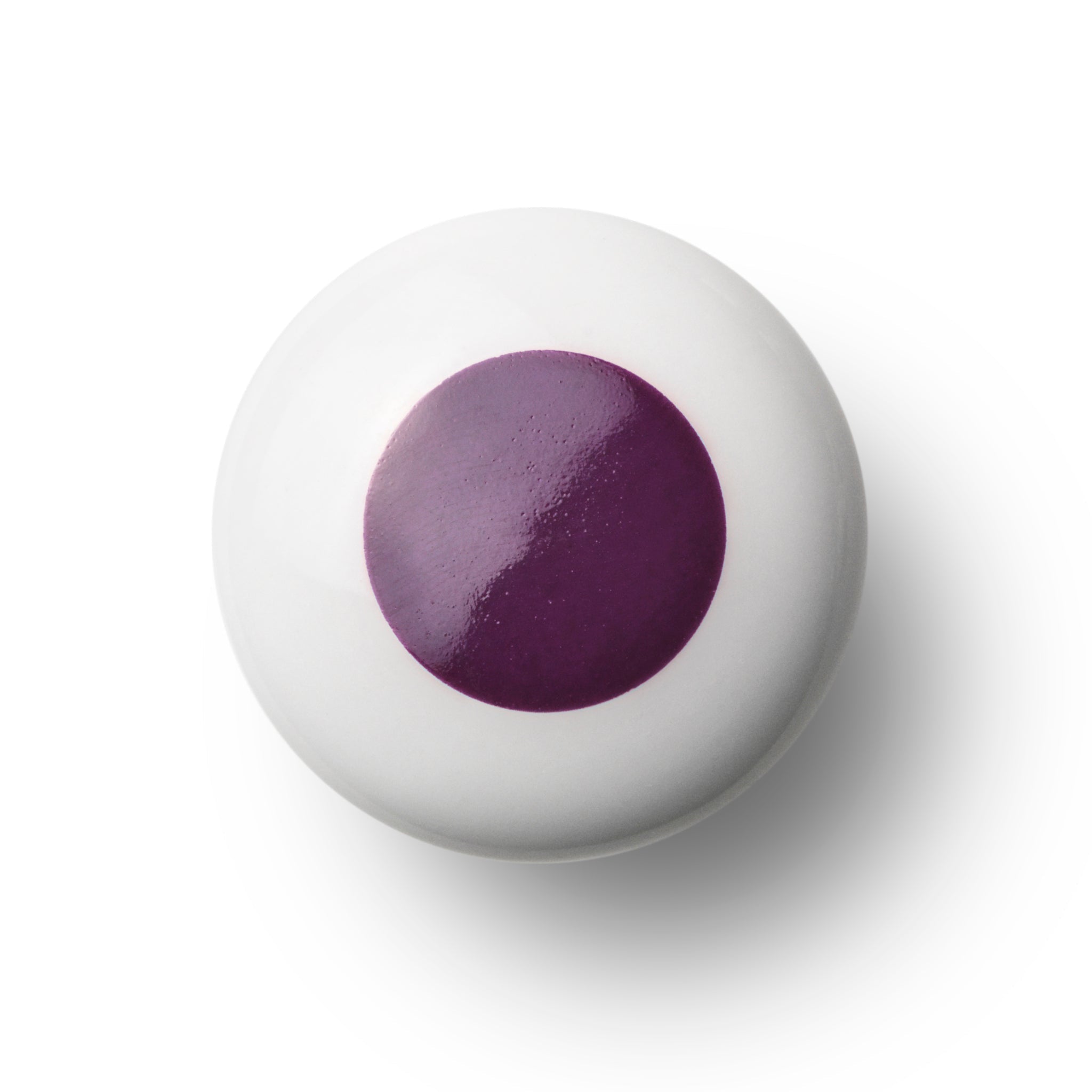 Dot Purple | Møbelknop eller Knage i Porcelæn / Lilla Anne Black FINICC