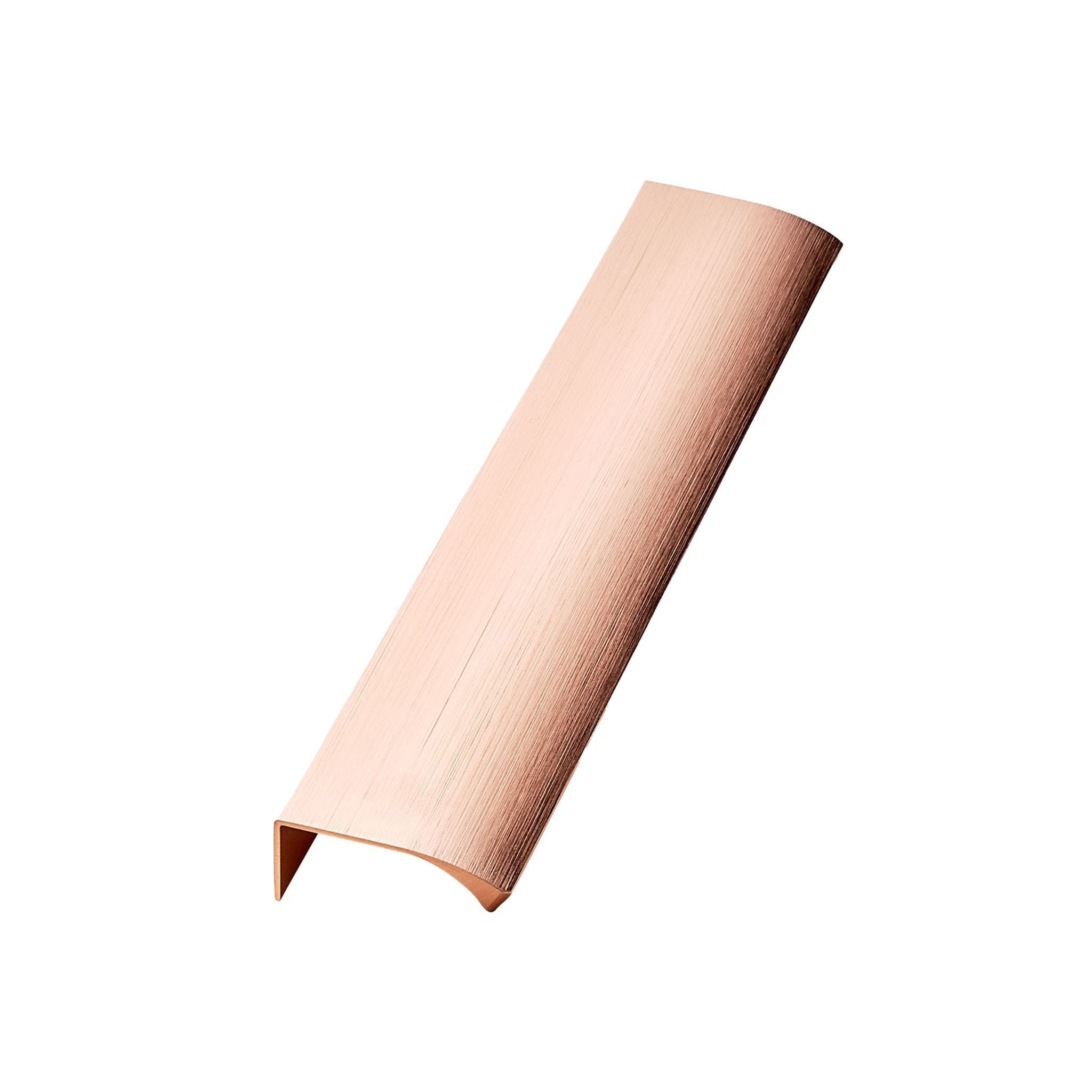 Edge Straight | Greb i Børstet Kobber L 200 mm (C/C: 2x80 mm) Furnipart FINICC