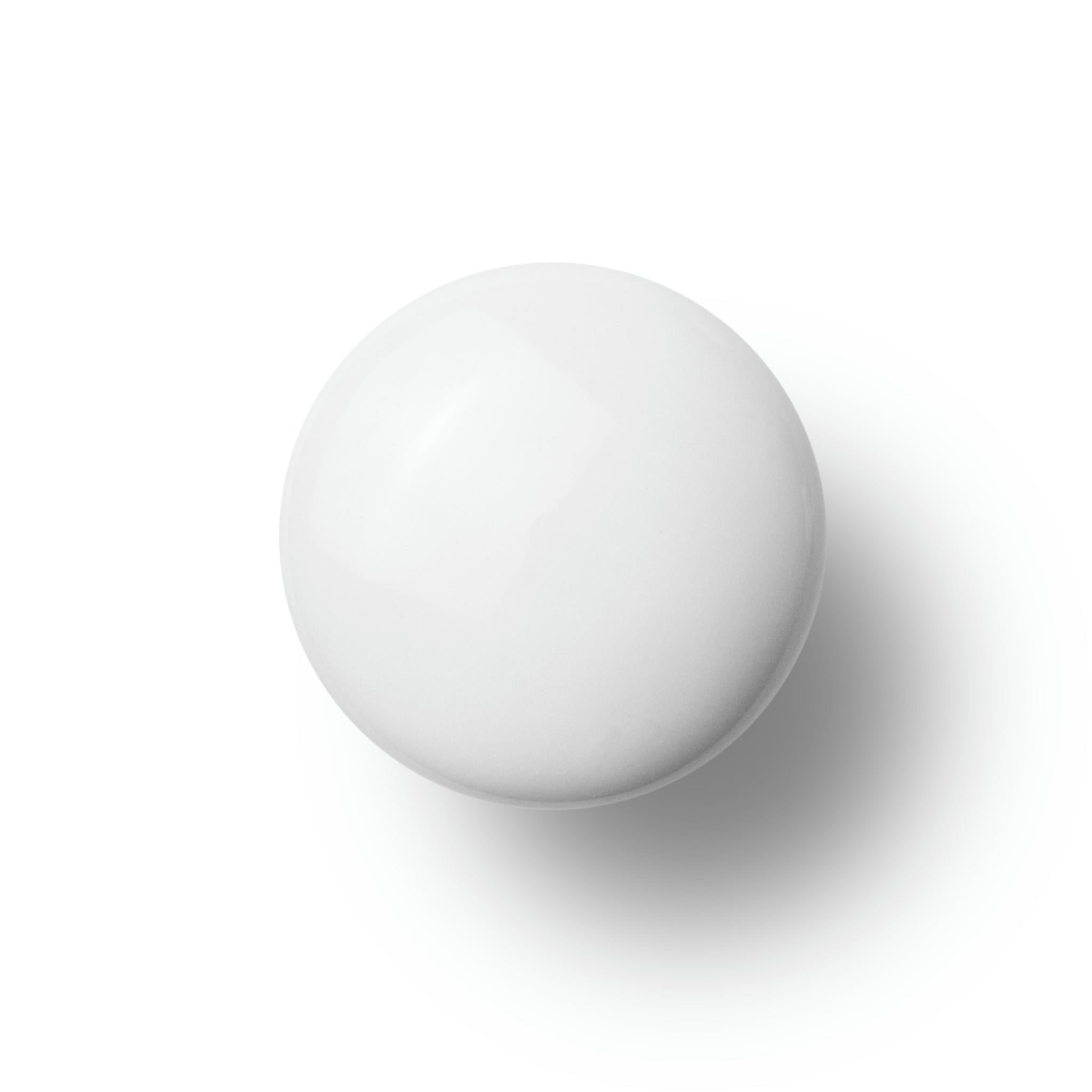 Plain White | Møbelknop eller Knage i Porcelæn / Hvid Anne Black FINICC